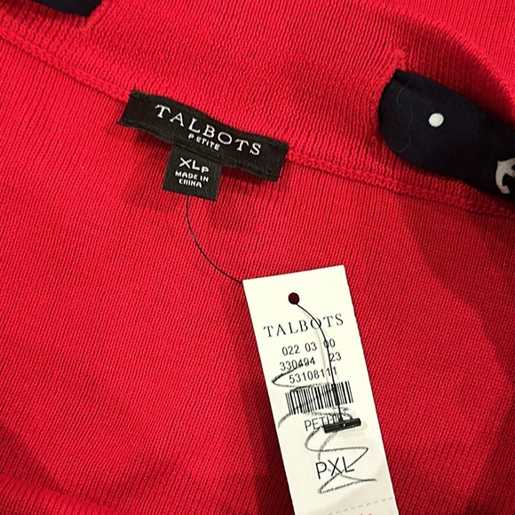 Brand new Talbots sweater blouse - Picture 8 of 8